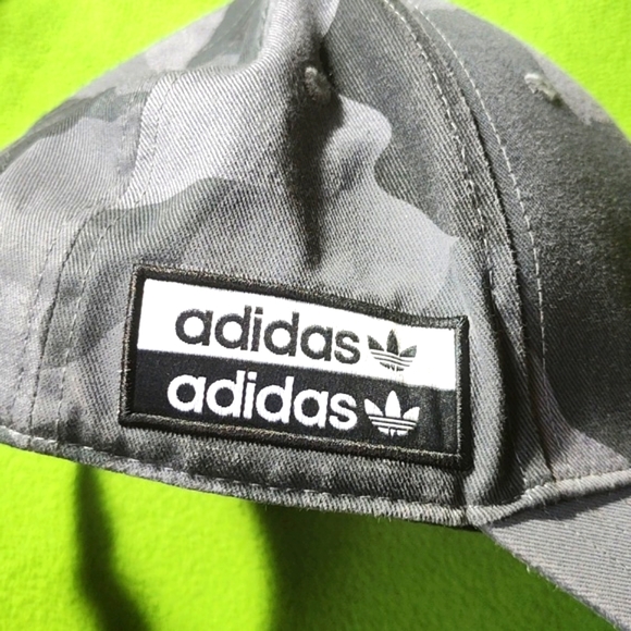 Adidas Buckle-Back Hat Grey Camo One Size Fits Most - Picture 4 of 4